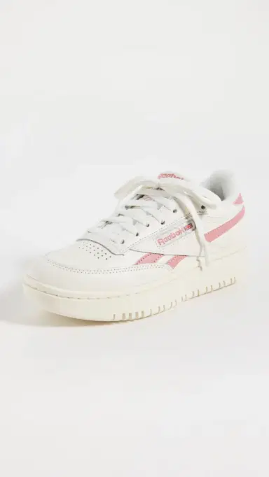 REEBOK Club C Double Sneakers Chalk/Smokey Rose/Chalk 6 | Thumbnail 2