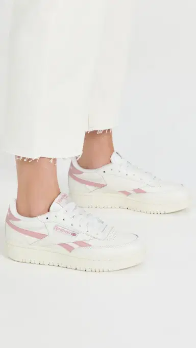 REEBOK Club C Double Sneakers Chalk/Smokey Rose/Chalk 6 | Thumbnail 3