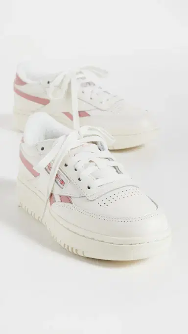 REEBOK Club C Double Sneakers Chalk/Smokey Rose/Chalk 6 | Thumbnail 5