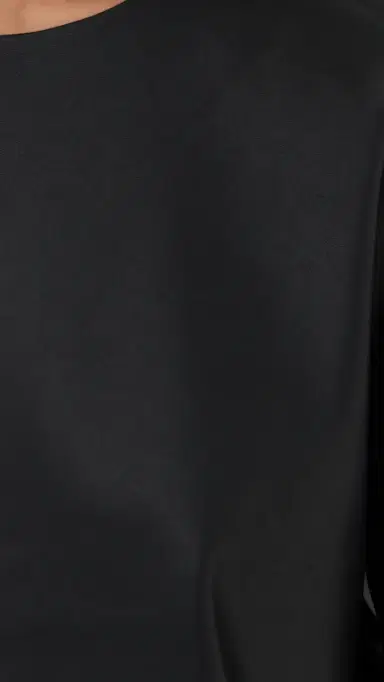LE BOP Caroline Faux Leather Tee Black | Thumbnail 6 LE BOP Caroline Faux Leather Tee Black | Thumbnail 6