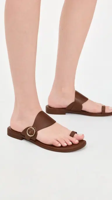 Free People Barcelona Slip On Sandals Luggage 8 | Thumbnail 3
