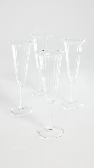 Sophie Lou Jacobsen Set of 4 Angel Flute Glasses | Thumbnail 2