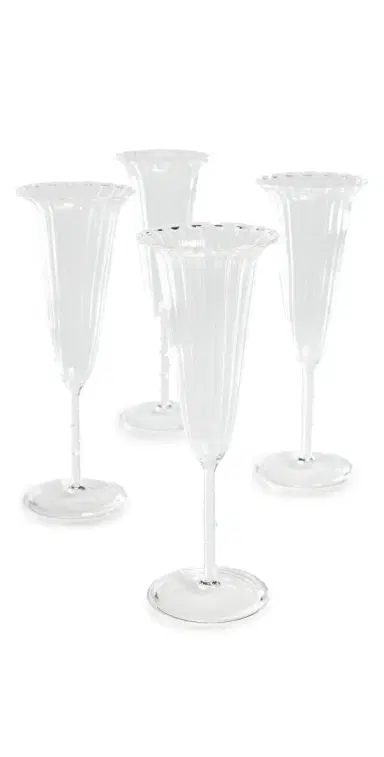 Sophie Lou Jacobsen Set of 4 Angel Flute Glasses | Thumbnail 1