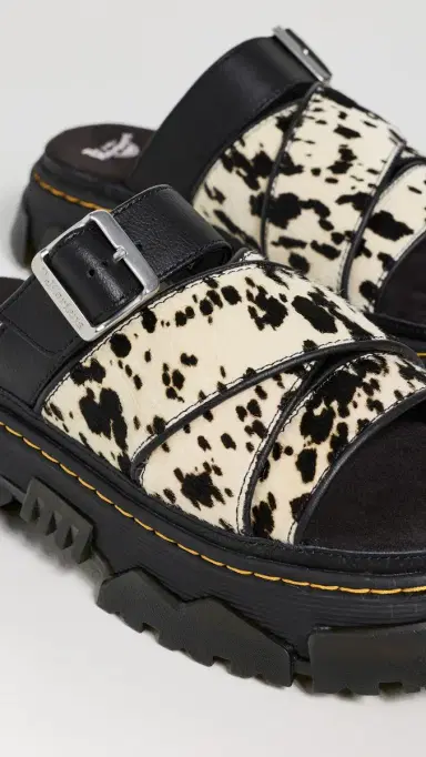 Dr. Martens Mattison Slides Cream/Black 5 | Thumbnail 6 Dr. Martens Mattison Slides Cream/Black 5 | Thumbnail 6