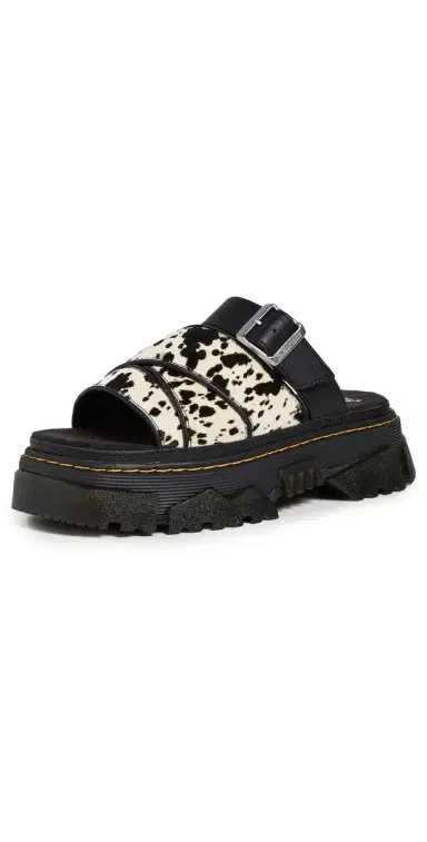 Dr. Martens Mattison Slides Cream/Black 5 | Thumbnail 1 Dr. Martens Mattison Slides Cream/Black 5 | Thumbnail 1
