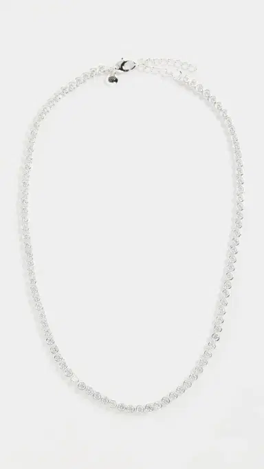 Madewell The Tennis Collection Bezel Set Crystal Necklace | Thumbnail 2