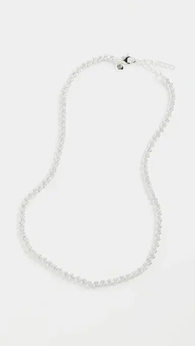 Madewell The Tennis Collection Bezel Set Crystal Necklace | Thumbnail 4