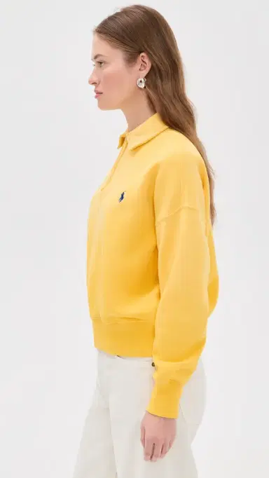 Polo Ralph Lauren Mock Neck Arctic Fleece Collegiate Yellow | Thumbnail 4 Polo Ralph Lauren Mock Neck Arctic Fleece Collegiate Yellow | Thumbnail 4