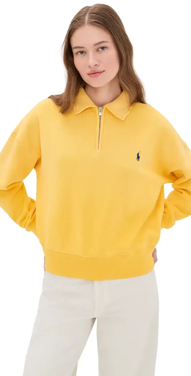 Mock Neck Arctic Fleece Collegiate Yellow