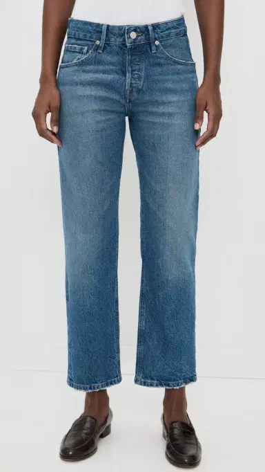Good American Vintage Straight Ankle Jeans Indigo1222 | Thumbnail 2