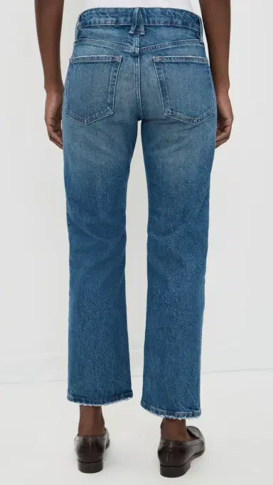 Good American Vintage Straight Ankle Jeans Indigo1222 | Thumbnail 3
