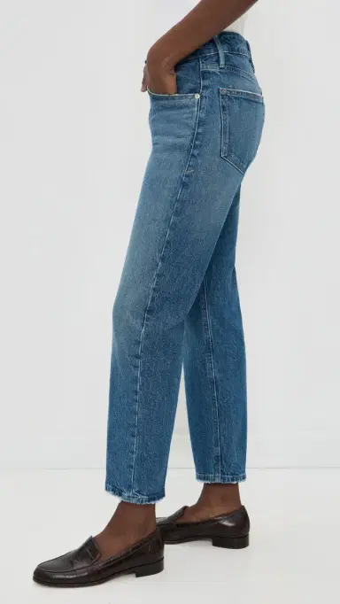 Good American Vintage Straight Ankle Jeans Indigo1222 | Thumbnail 4