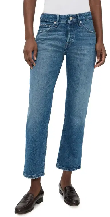 Good American Vintage Straight Ankle Jeans Indigo1222 | Thumbnail 1