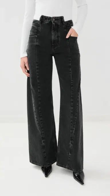 Maison Margiela Cutout Jeans Medium Black Stone | Thumbnail 2