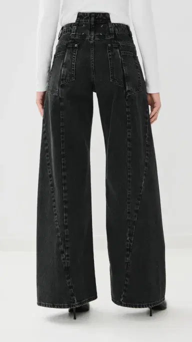 Maison Margiela Cutout Jeans Medium Black Stone | Thumbnail 3