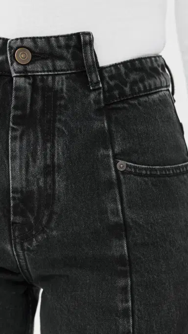 Maison Margiela Cutout Jeans Medium Black Stone | Thumbnail 6