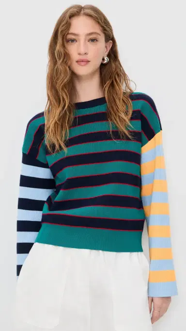 English Factory Striped Knit Top ulti | Thumbnail 2 English Factory Striped Knit Top ulti | Thumbnail 2