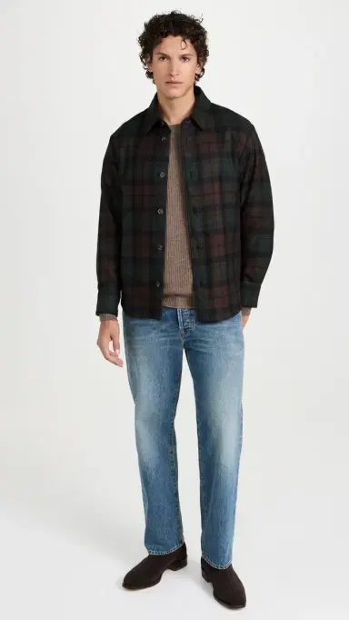Alex Mill Jordan Sweater In Marled Cashmere Heather Walnut | Thumbnail 5