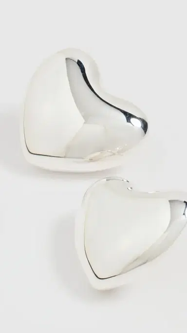 Annika Inez Small Voluptuous Heart Earrings | Thumbnail 4
