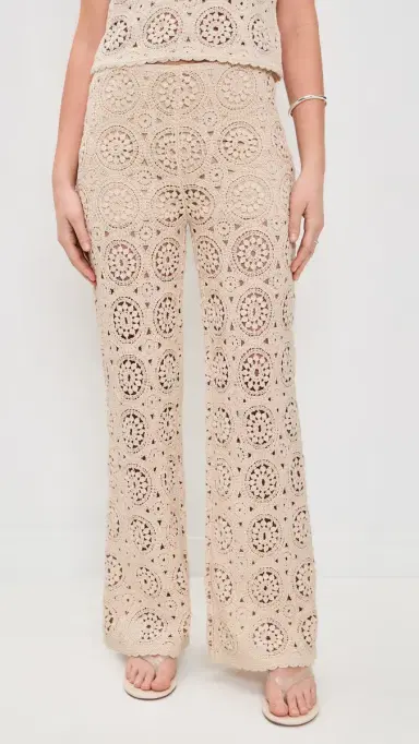 Frame The Crochet Pants Cream L | Thumbnail 2