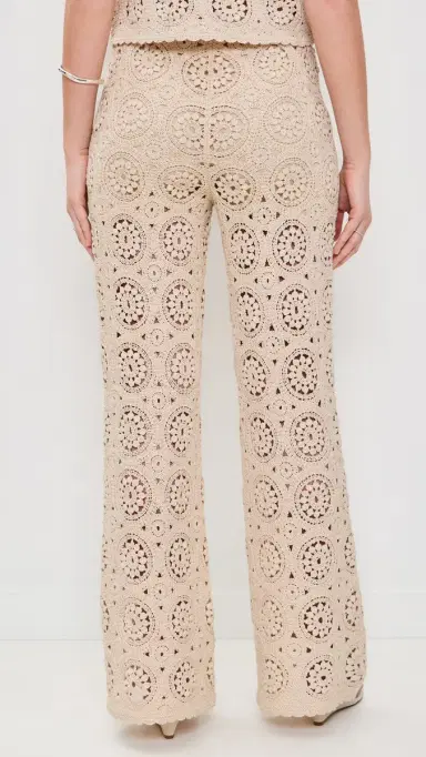 Frame The Crochet Pants Cream L | Thumbnail 3