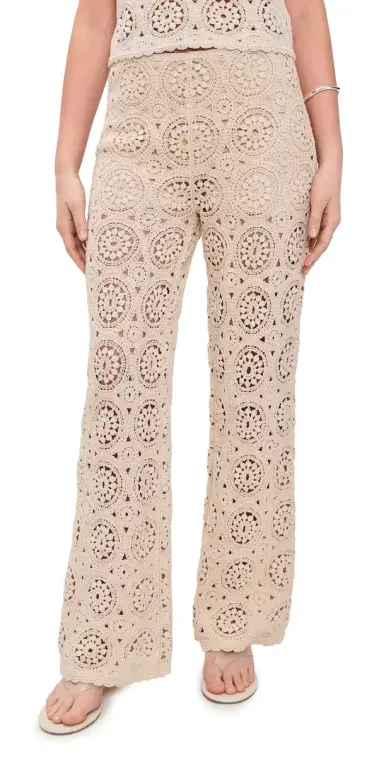 Frame The Crochet Pants Cream L | Thumbnail 1