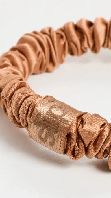 Slip Skinny Silk Scrunchies Set of 4 Copper One Size | Thumbnail 4