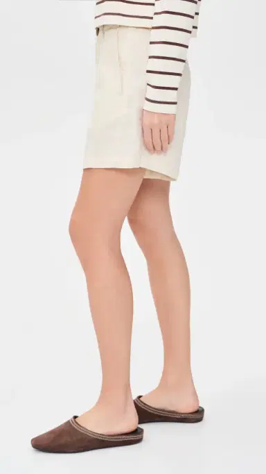 DL1961 Taylor Relaxed High Rise Linen Shorts Flax (Linen) 31 | Thumbnail 4