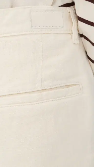 DL1961 Taylor Relaxed High Rise Linen Shorts Flax (Linen) 31 | Thumbnail 6