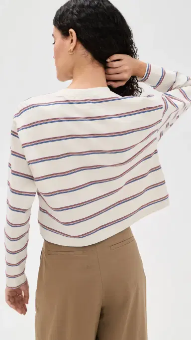 State & Lake Cricket Tee Natural L | Thumbnail 3