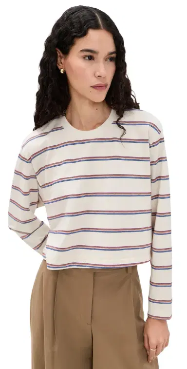 State & Lake Cricket Tee Natural L | Thumbnail 1