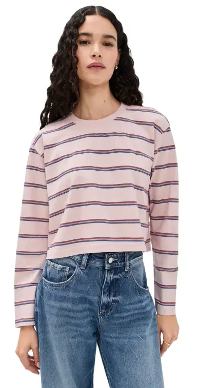 State & Lake Cricket Tee Pink M | Thumbnail 1