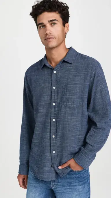 RAILS Wyatt Shirt Navy Etch | Thumbnail 2
