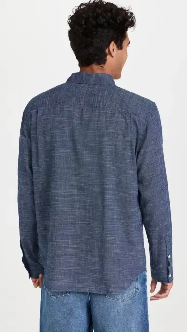 RAILS Wyatt Shirt Navy Etch | Thumbnail 3