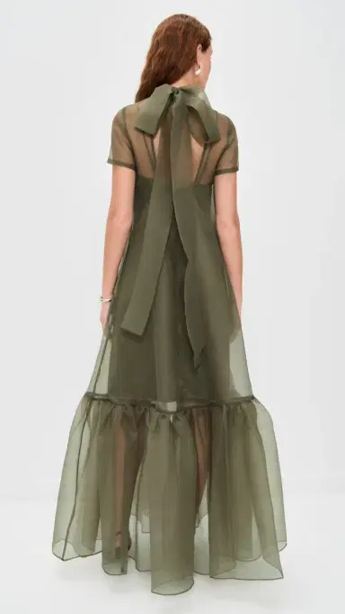 STAUD Calluna Dress Thyme | Thumbnail 3