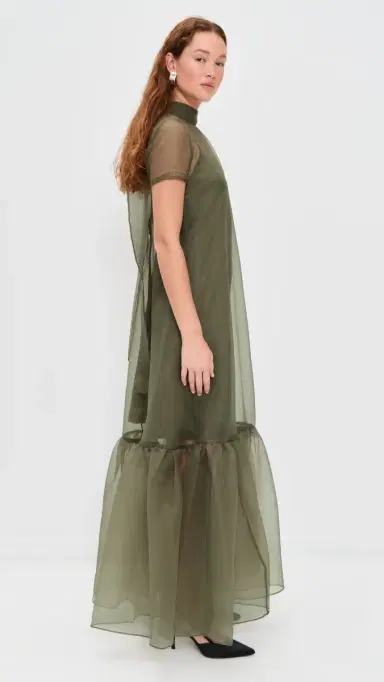 STAUD Calluna Dress Thyme | Thumbnail 4