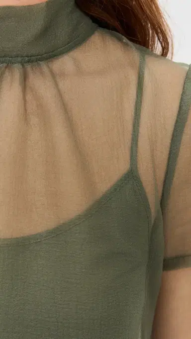 STAUD Calluna Dress Thyme | Thumbnail 6
