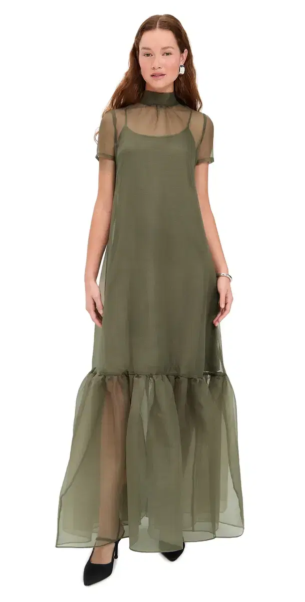 STAUD Calluna Dress Thyme