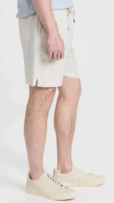 Onia Air inen Pull-On Shorts 6 Stone | Thumbnail 4