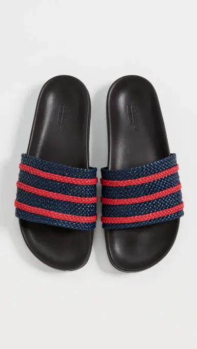 Adidas x Wales Bonner Adilette Sandals Indigo/Better Scarlet/Dark Brn M 5/ W 6 | Thumbnail 5