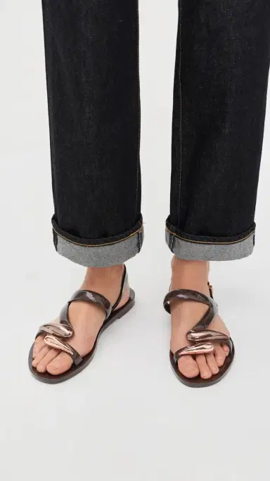 Melissa Iris Sandals Brown/Metallic | Thumbnail 3