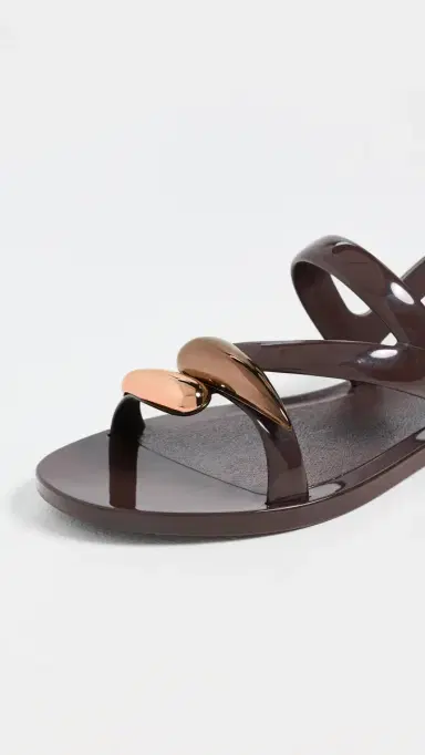 Melissa Iris Sandals Brown/Metallic | Thumbnail 6