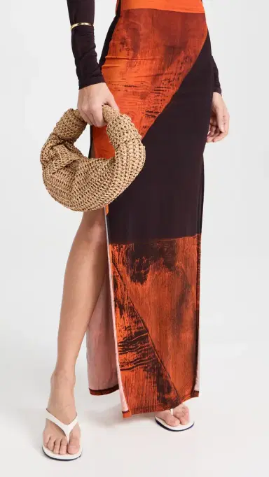 SIMONMILLER Raffia Lopsy Bag Natural | Thumbnail 3 SIMONMILLER Raffia Lopsy Bag Natural | Thumbnail 3