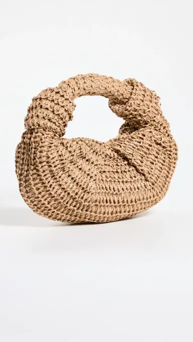 SIMONMILLER Raffia Lopsy Bag Natural | Thumbnail 4 SIMONMILLER Raffia Lopsy Bag Natural | Thumbnail 4