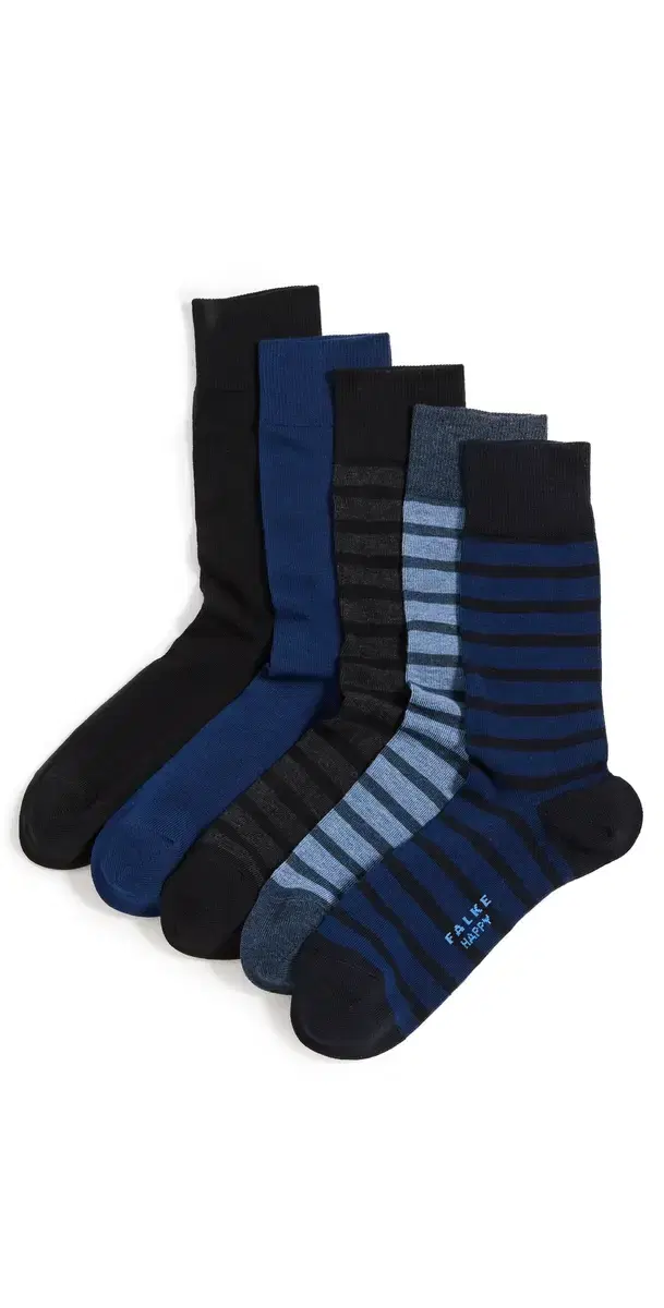 Happy Box Socks 5 Pack Assorted