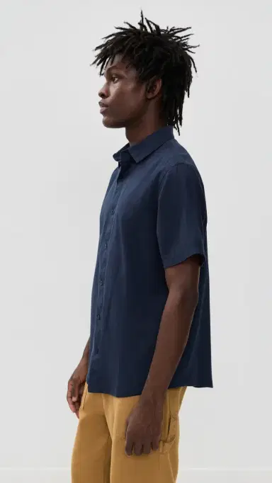 McTavish Original Shirt Dark Blue M | Thumbnail 4