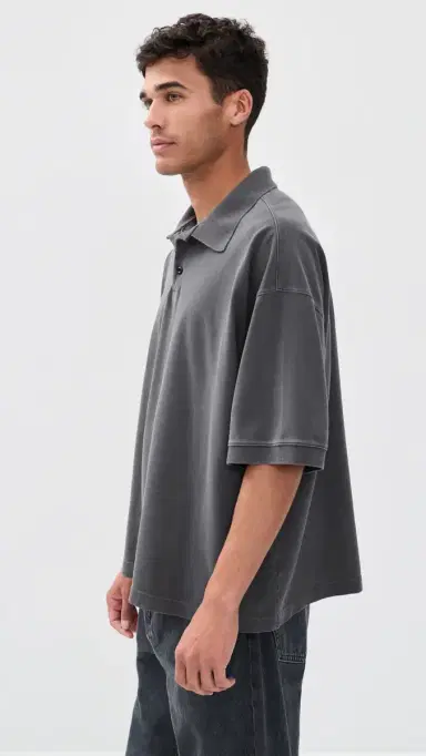 AGOLDE Curren Polo Shirt Connection | Thumbnail 4