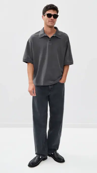 AGOLDE Curren Polo Shirt Connection | Thumbnail 5