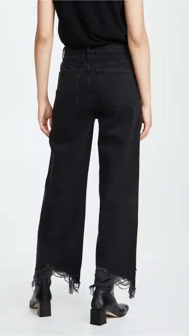 DL1961 Hepburn Wide Leg High Rise Jeans Lark | Thumbnail 3