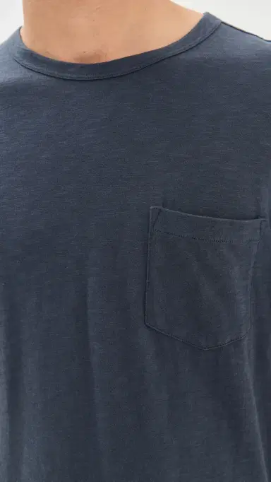 Faherty Sunwashed Pocket Tee Dune Navy L | Thumbnail 6 Faherty Sunwashed Pocket Tee Dune Navy L | Thumbnail 6